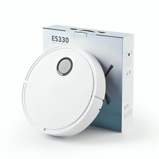 Robot Aspirador ES330 — 3 en 1 Aspira, Barre y Trapea