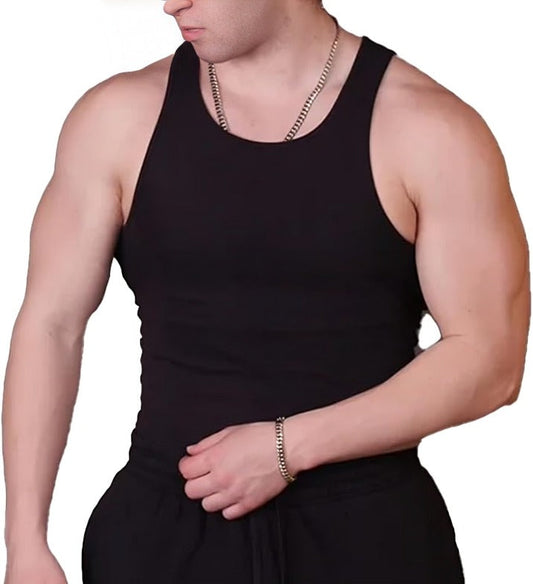 EKKO — Tank para Hombre (Esqueleto Acanalado)