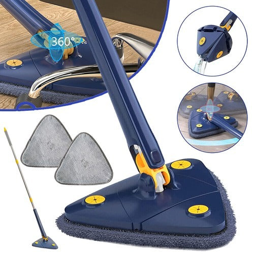 Mopa Limpiadora Giratoria 360° — Triangular Autoescurrible